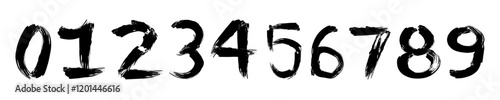 black number new style alphabet 0-9 font letter. text vector new year designs. 1 2 3 4 5 6 7 8 9 0 art numbers. 
