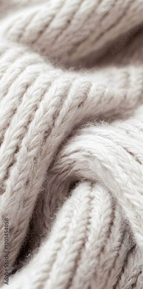 close-up of the texture and weave in beige wool fabric close-up of the texture and weave in beige wool fabric