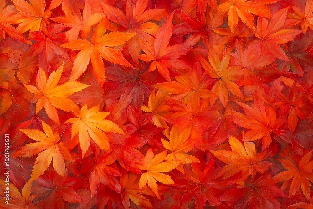 Vibrant autumn maple leaves background texture. Vibrant autumn maple leaves background texture.