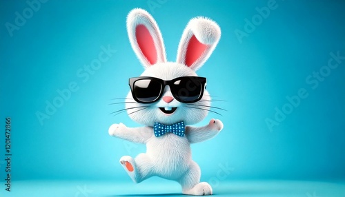 Cute Cartoon Easter Bunny R...