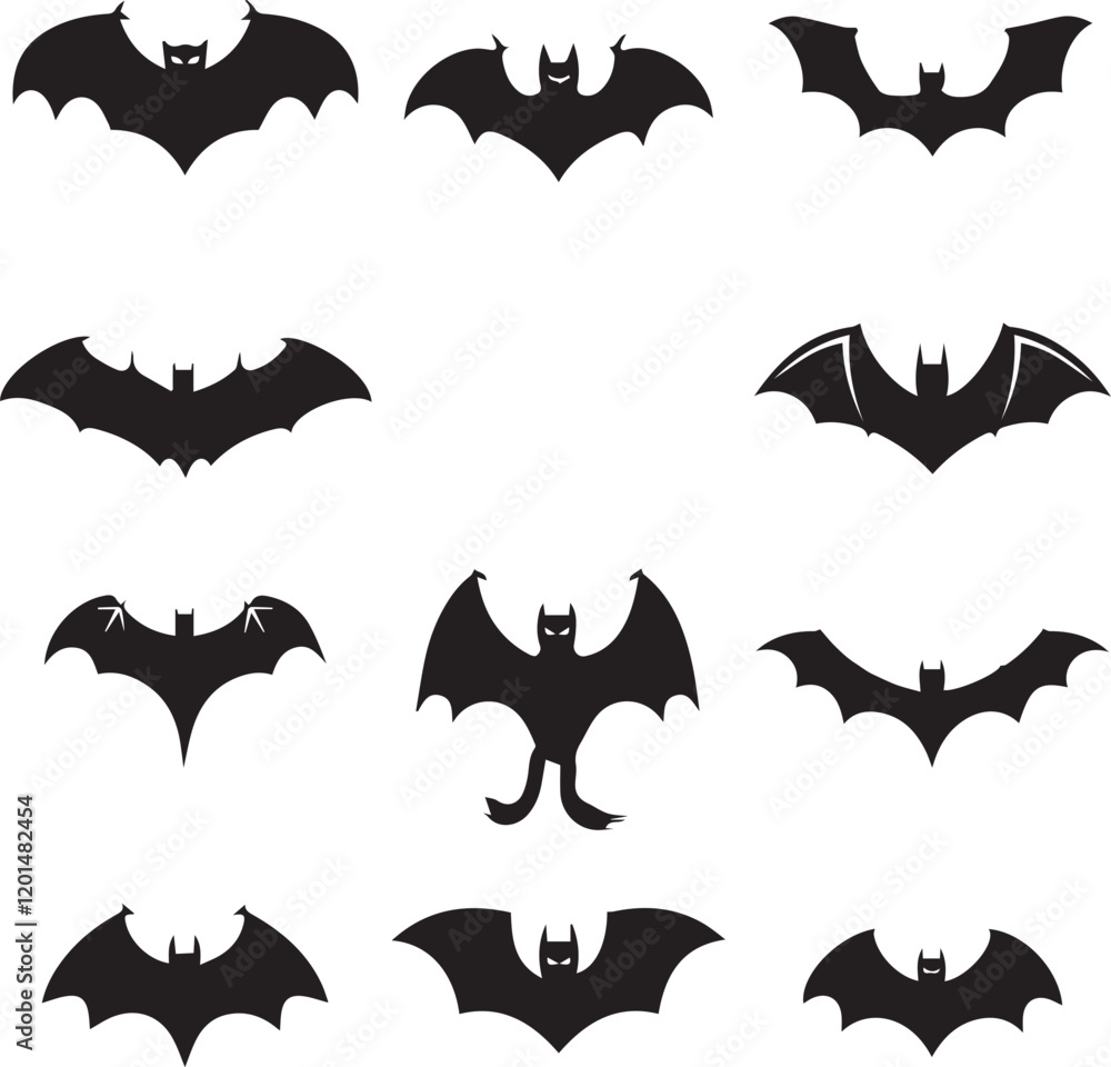 Fototapeta premium set of bats