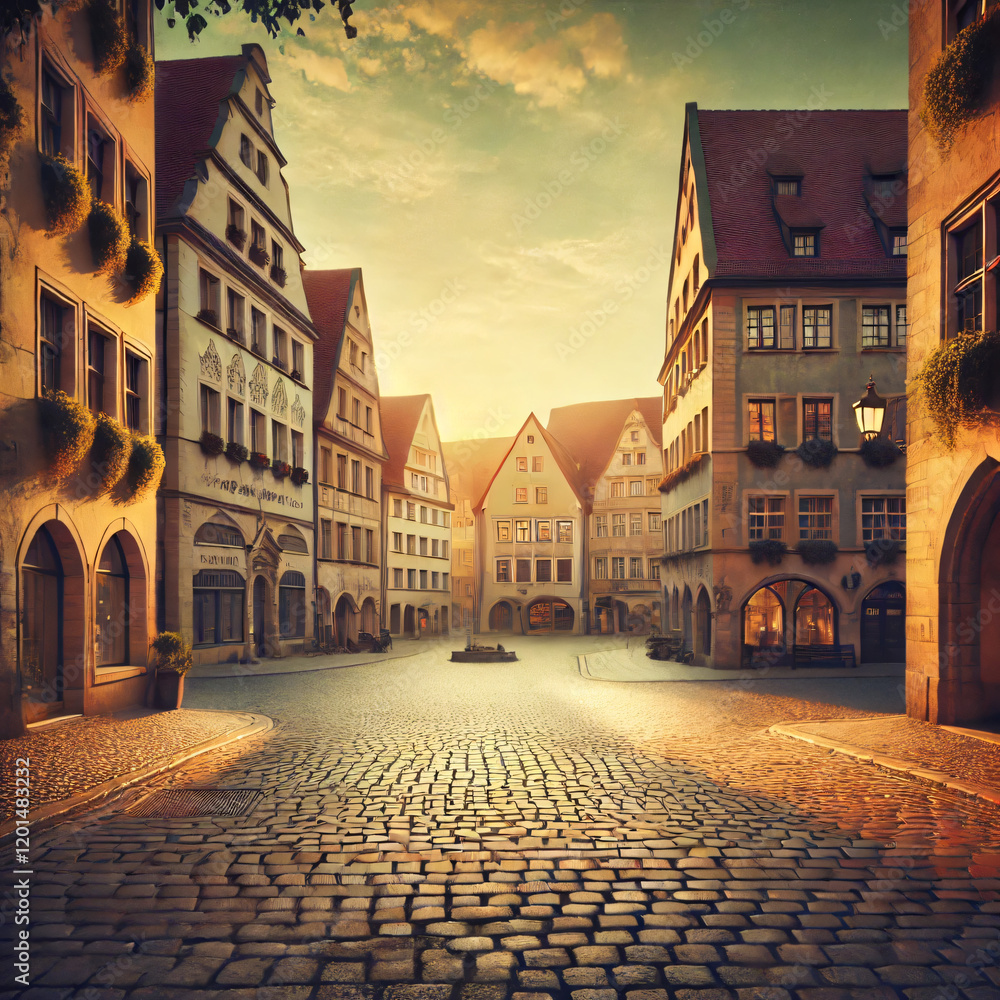 Fototapeta premium Altbau Stadt