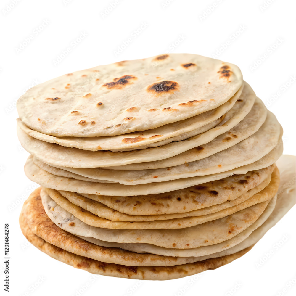 Delicious Stack of Indian Roti and Chapati Flatbreads, Perfect for Recipes and Food Blogs meal soft Delicious Stack of Indian Roti and Chapati Flatbreads, Perfect for Recipes and Food Blogs meal soft