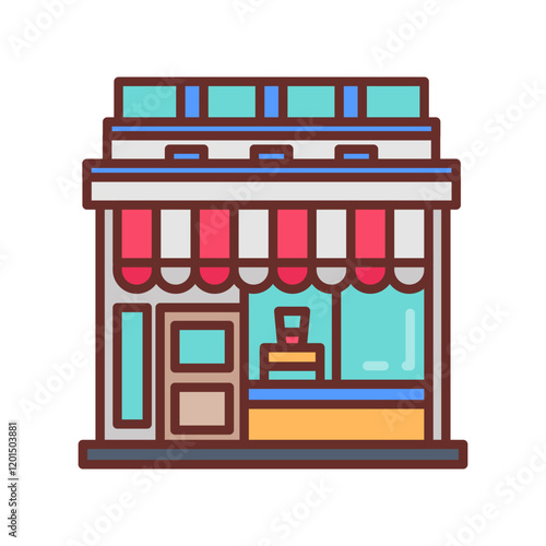 Restaurant Filled Icons , Vector illustration