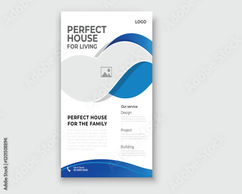 Free vector flat furniture flyer design template