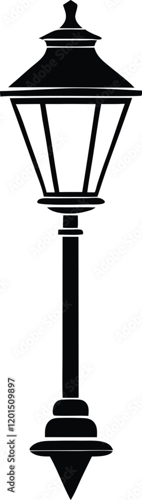 Panel light silhouette illustration Panel light silhouette illustration
