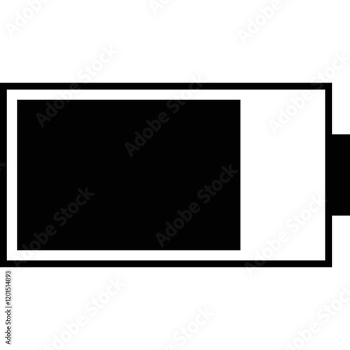 Simple vector icon battery
