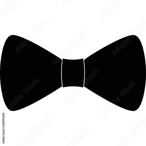 Simple vector icon butterfly tie