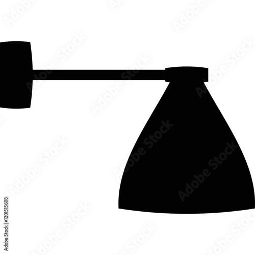 Simple vector icon chandelier