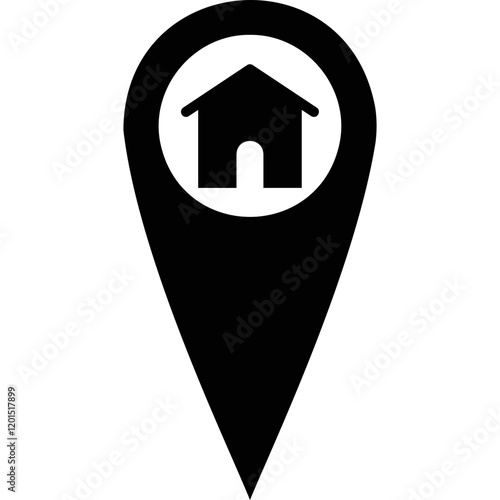 Simple vector icon location