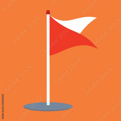 illustration of a flag