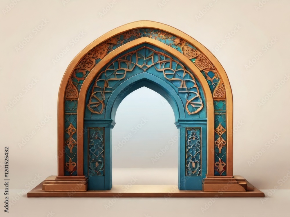 Fototapeta premium detail of a window in a mosque