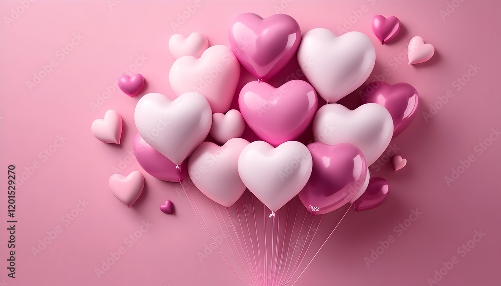 pink heart balloon happy valentine's day pink heart balloon happy valentine's day