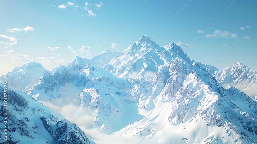 Obraz premium mountains in the snow