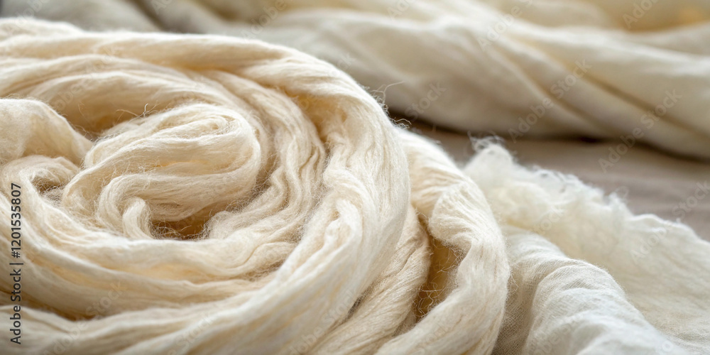 Another View of Unbleached and Undyed Fibers Showcasing Their Natural Beauty Another View of Unbleached and Undyed Fibers Showcasing Their Natural Beauty