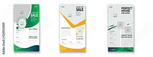 Free vector flat furniture flyer design template