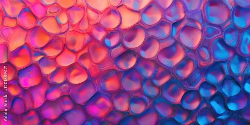 A vibrant abstract background featuring colorful droplets on a surface, perfect for creative projects and visual inspiration.