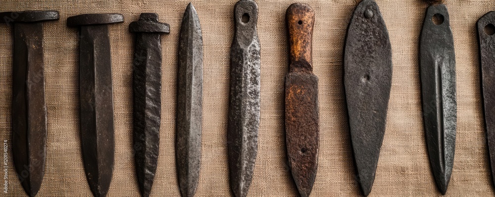 An arrangement of various antique tools showcasing unique designs and craftsmanship, perfect for collectors and enthusiasts. An arrangement of various antique tools showcasing unique designs and craftsmanship, perfect for collectors and enthusiasts.