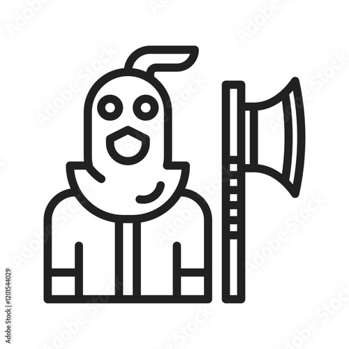 Executioner icon vector image. Suitable for mobile apps, web apps and print media.