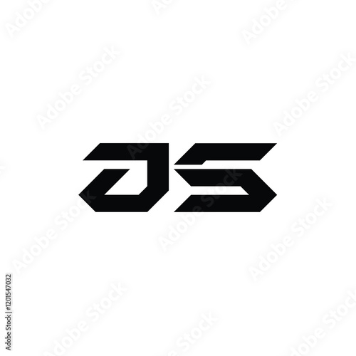 Free Download JS monogram logo design letter text name symbol monochrome logotype alphabet character simple logo - GFXLoad