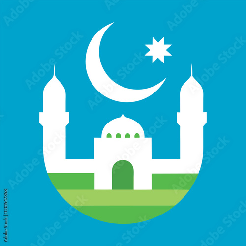 taj mahal vector illustration