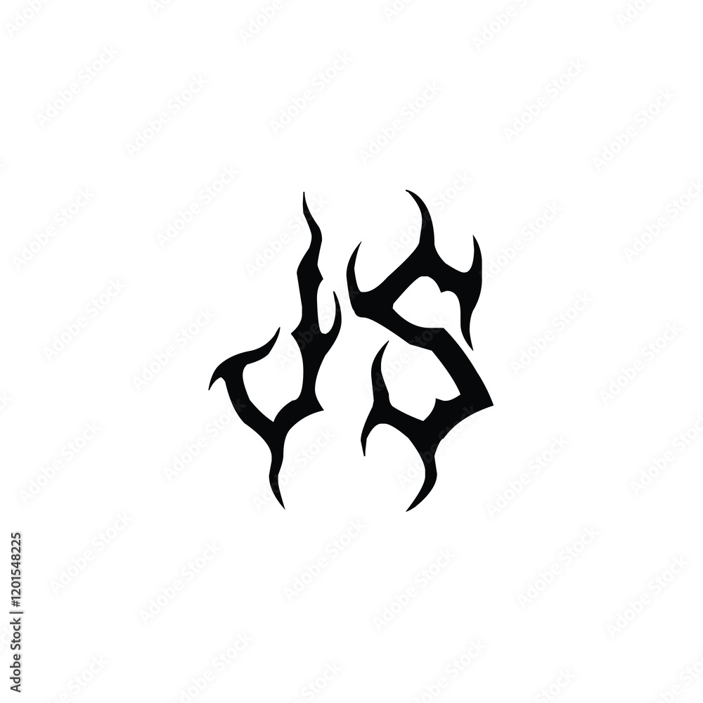 JS monogram logo design letter text name symbol monochrome logotype alphabet character simple logo