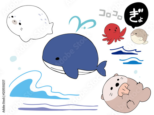 コロコロ 海のいきもの まとめ