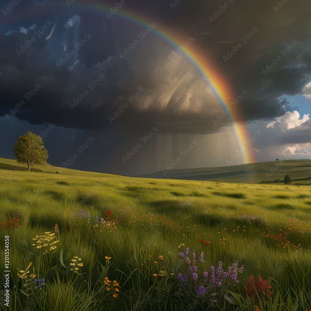 Naklejka premium The rainbow