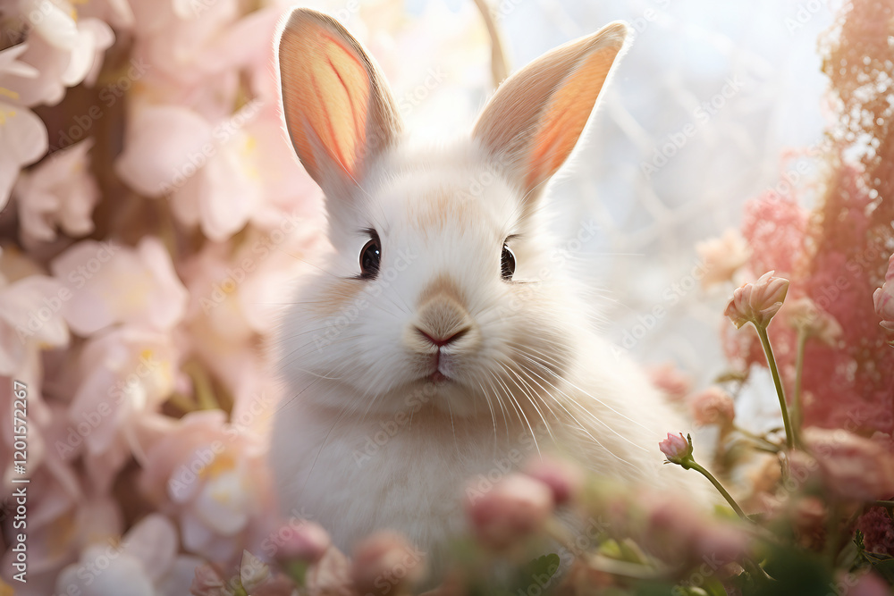 Spring atmosphere of holy Easter generative AI image Spring atmosphere of holy Easter generative AI image