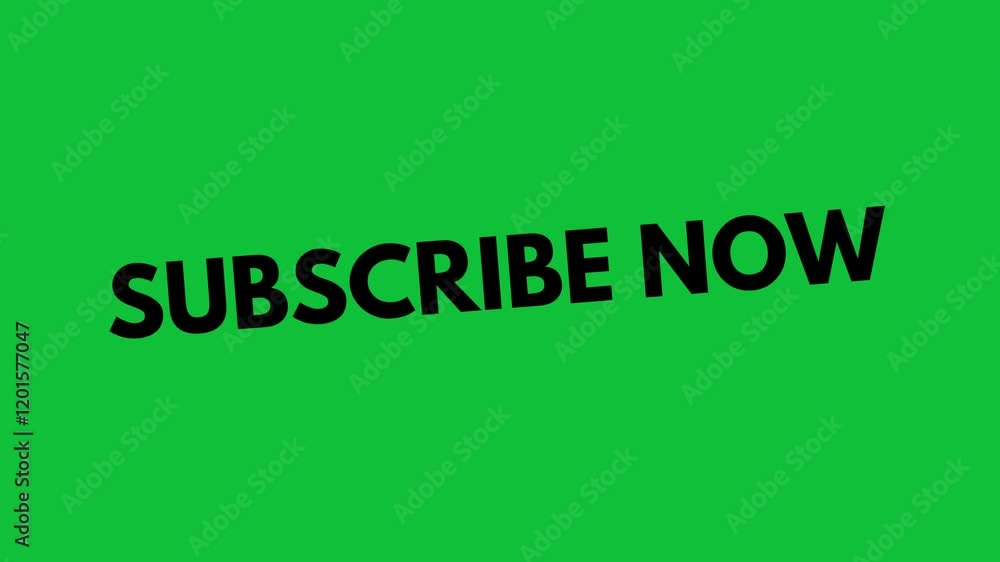Subscribe on the green background Subscribe on the green background