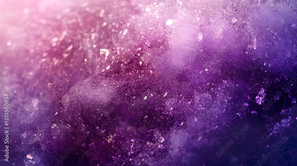 Lepidolite Crystals on Purple Background Lepidolite Crystals on Purple Background
