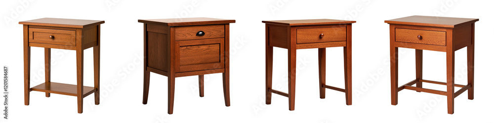 Elegant Wooden Nightstand Side Tables with Drawers for Cozy Bedroom Decor and Organization Minimalist Contemporary Design in Warm Tones Elegant Wooden Nightstand Side Tables with Drawers for Cozy Bedroom Decor and Organization Minimalist Contemporary Design in Warm Tones