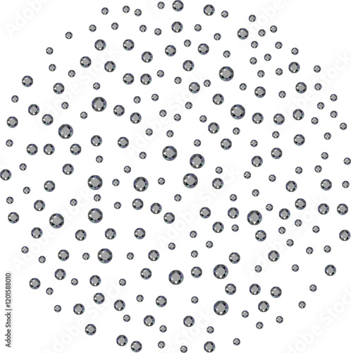 Scattered centered diamonds shawl background
