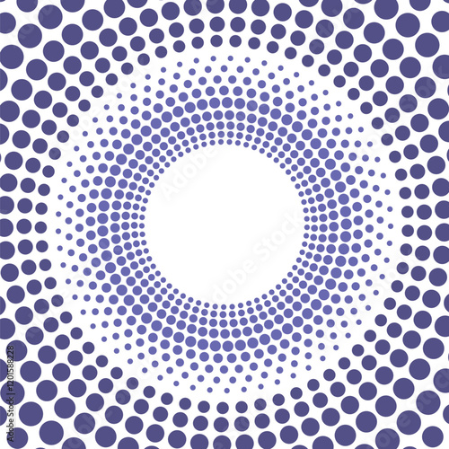 Scattered centered rounds holiday shawl background