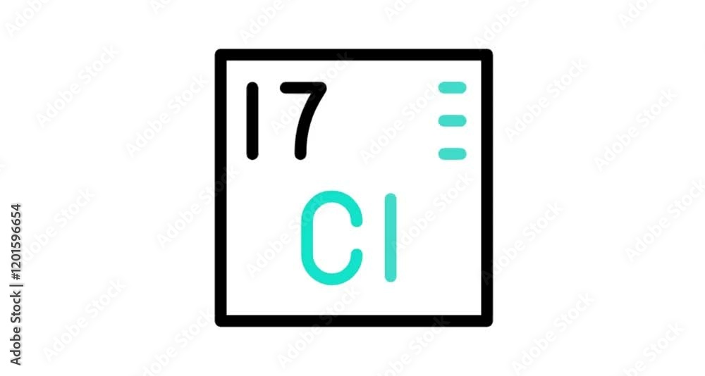 chemical element sign with atomic number Ci 17 chemical element sign with atomic number Ci 17