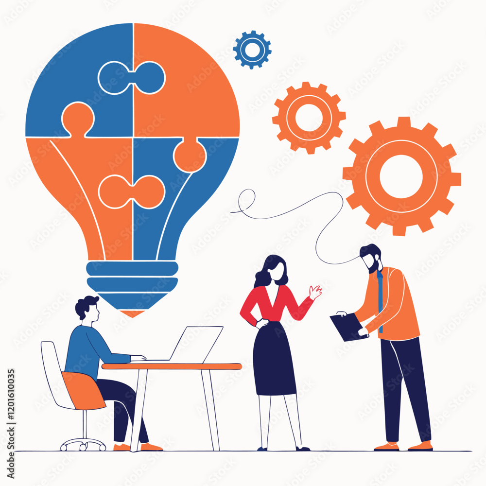 connecting piece puzzle elements vector connecting piece puzzle elements vector