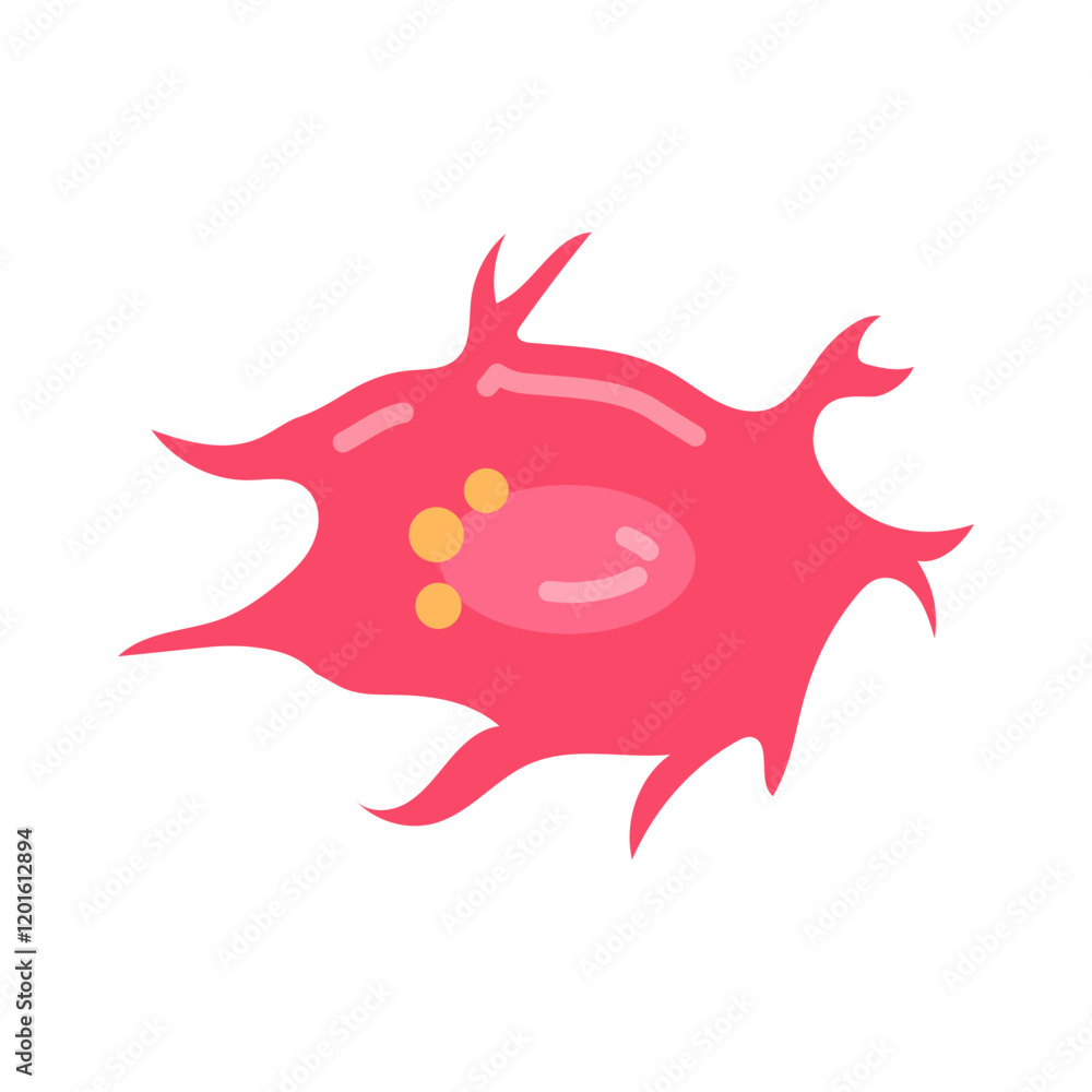 Bone Cell Flat Icons, Vector illustration