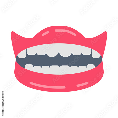 Teeth Flat Icons, Vector illustration