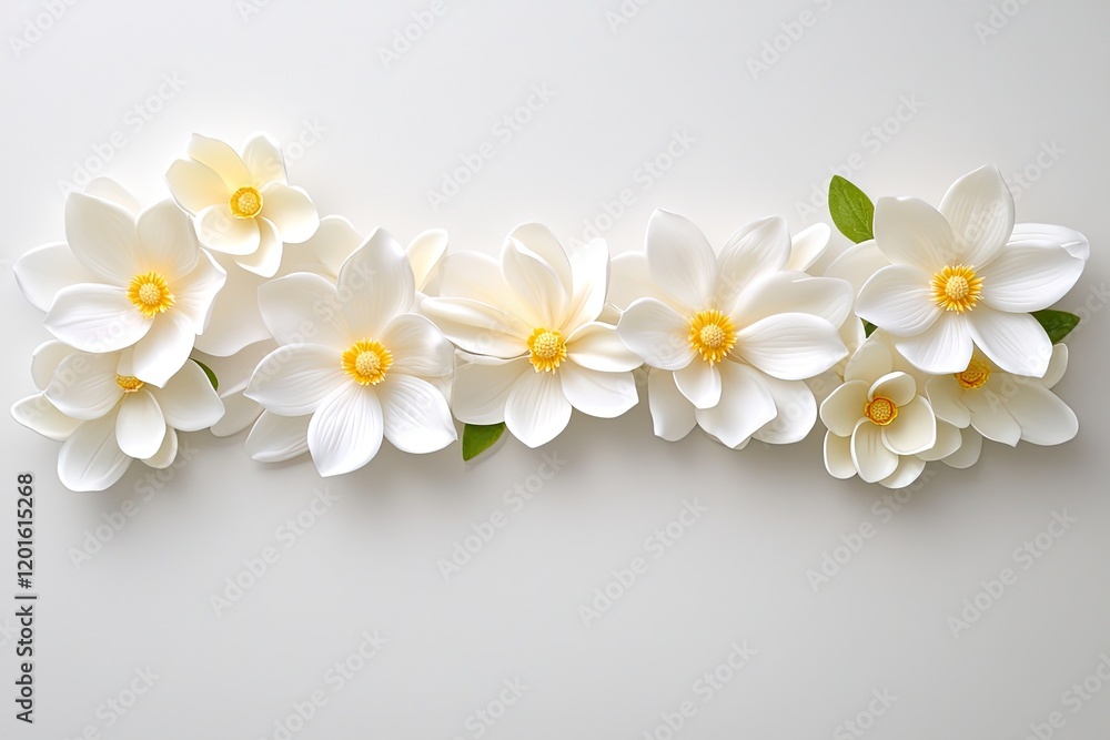 Obraz premium plant and flower springtime blossoms delicate petals against a neutral backdrop