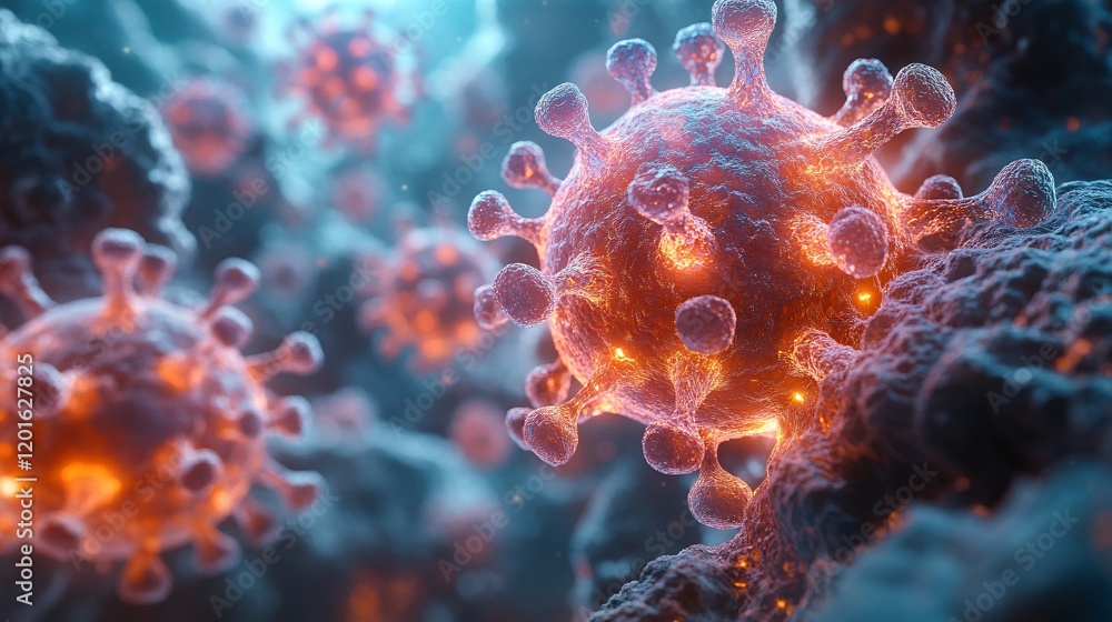 Dynamic Virus Spreading Visualization in Close Up Dynamic Virus Spreading Visualization in Close Up