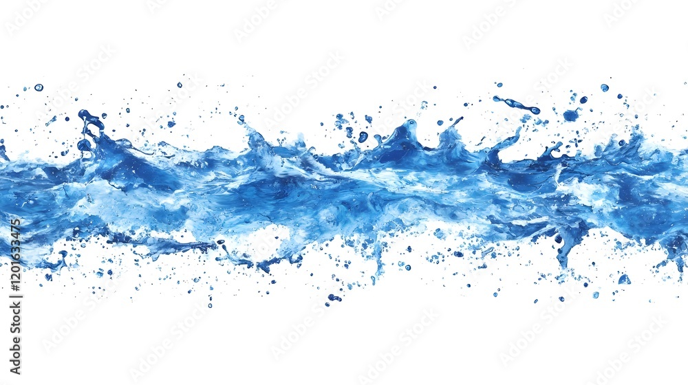 A dynamic splash of blue water, illustrating movement and fluidity. A dynamic splash of blue water, illustrating movement and fluidity.