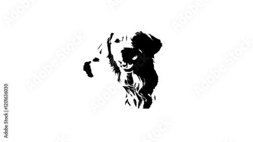 vector dog