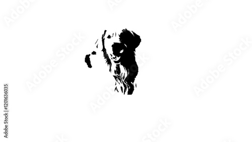 vector dog