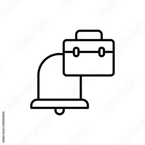 Rush job outline icons, minimalist vector illustration ,simple transparent graphic element .Isolated on white background