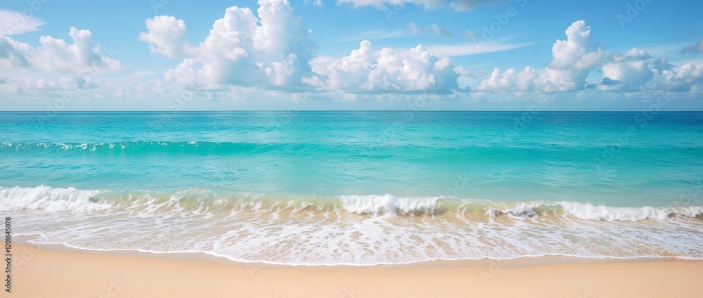 Fototapeta premium beach and sea, simple beauty