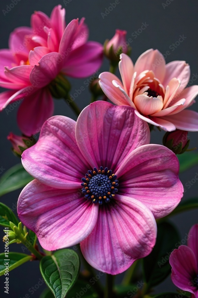 Exotic mix of dried flowers with unique colors, purple, garden decoration, pink Exotic mix of dried flowers with unique colors, purple, garden decoration, pink