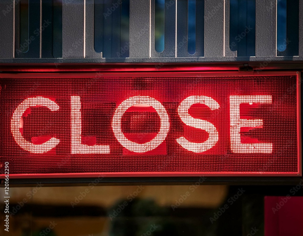 Obraz premium close cafe sign