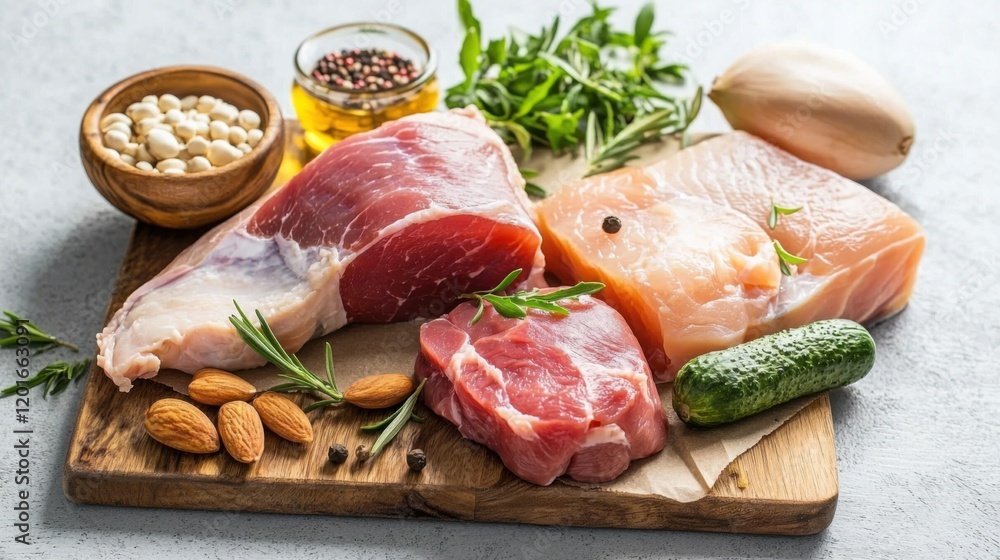 Assortment of healthy food for clean eating flexitarian mediterranean diet Assortment of healthy food for clean eating flexitarian mediterranean diet