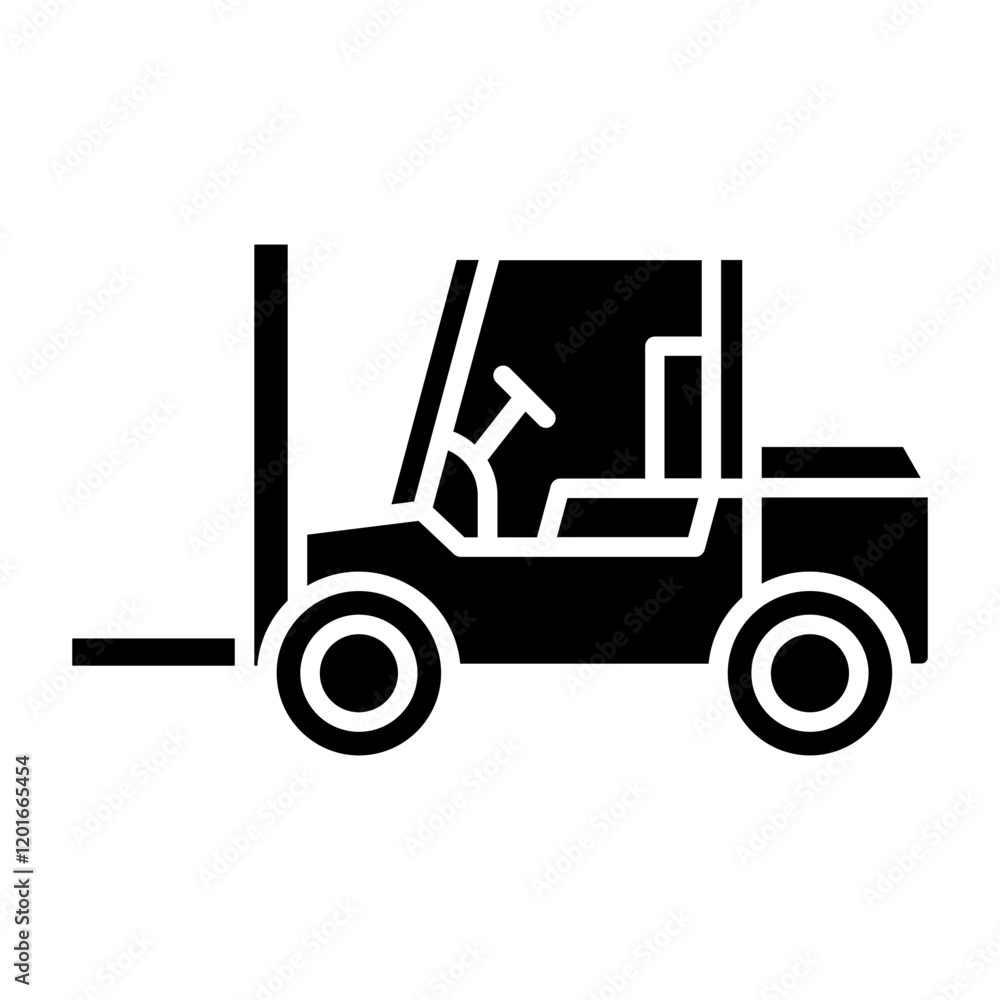 Naklejka premium Forklift Icon