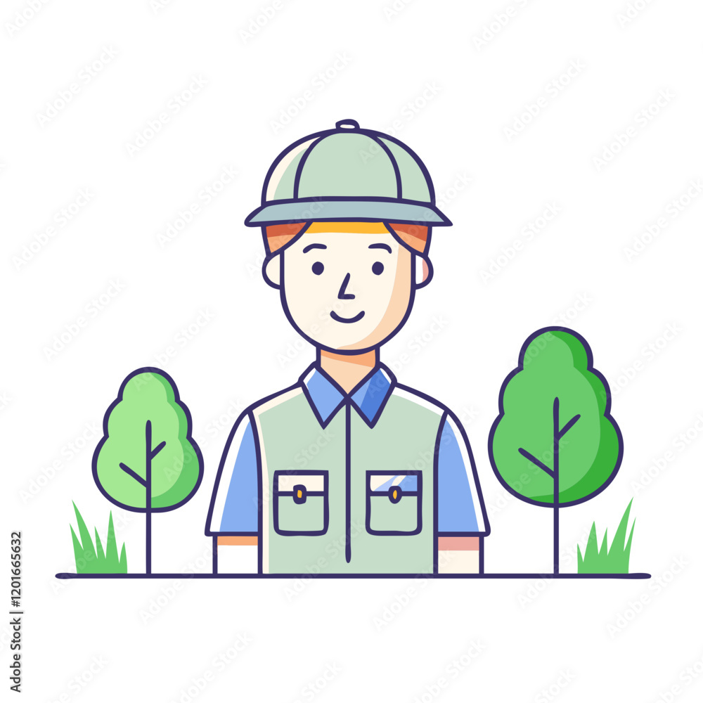 park employee with uniform icon, park employee with uniform vector illustration-simple illustration of park employee with uniform, perfect for park employee with uniform logos and themed design park employee with uniform icon, park employee with uniform vector illustration-simple illustration of park employee with uniform, perfect for park employee with uniform logos and themed design